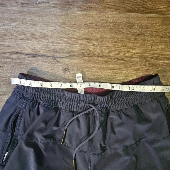 Lululemon Womens Blue Joggers SZ 12 Keep Moving Elastic Drawstring Waist - Picture 8 of 10